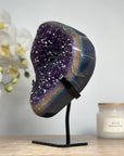 Polished Amethyst & Agte Cluster, Perfect for Office Decor - MWS1579