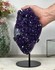 AAA Premium Grade Natural Deep Purple Crystal Cluster - MWS0911