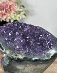 Large Natural Amethyst & Green Jasper Cluster Crystal from Uruguay - MWS0337