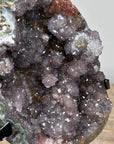 Rare Quartz and Jasper Crystal Geode - MWS1624