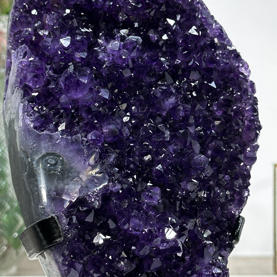 AAA Premium Grade Natural Deep Purple Crystal Cluster - MWS0911