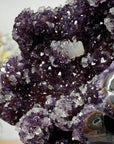 Beautiful Rare Amethyst & Calcite Crystal Specimen from Uruguay - MWS0948