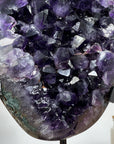 Uruguayan Amethyst Specimen with Large & Deep Purple Crystals - MWS1609