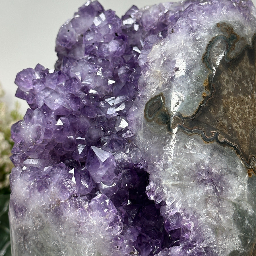 Large Amethyst Cathedral with Stalactite Formation - CBP0425