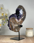 Deep Purple Amethyst Cluster with Huge Large Shinny Crystals - MWS1685