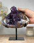 Natural Deep Purple Amethyst Stalactite Formation - MWS1641