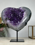 Beautiful Large Amethyst Stone Heart Geode - HST0220