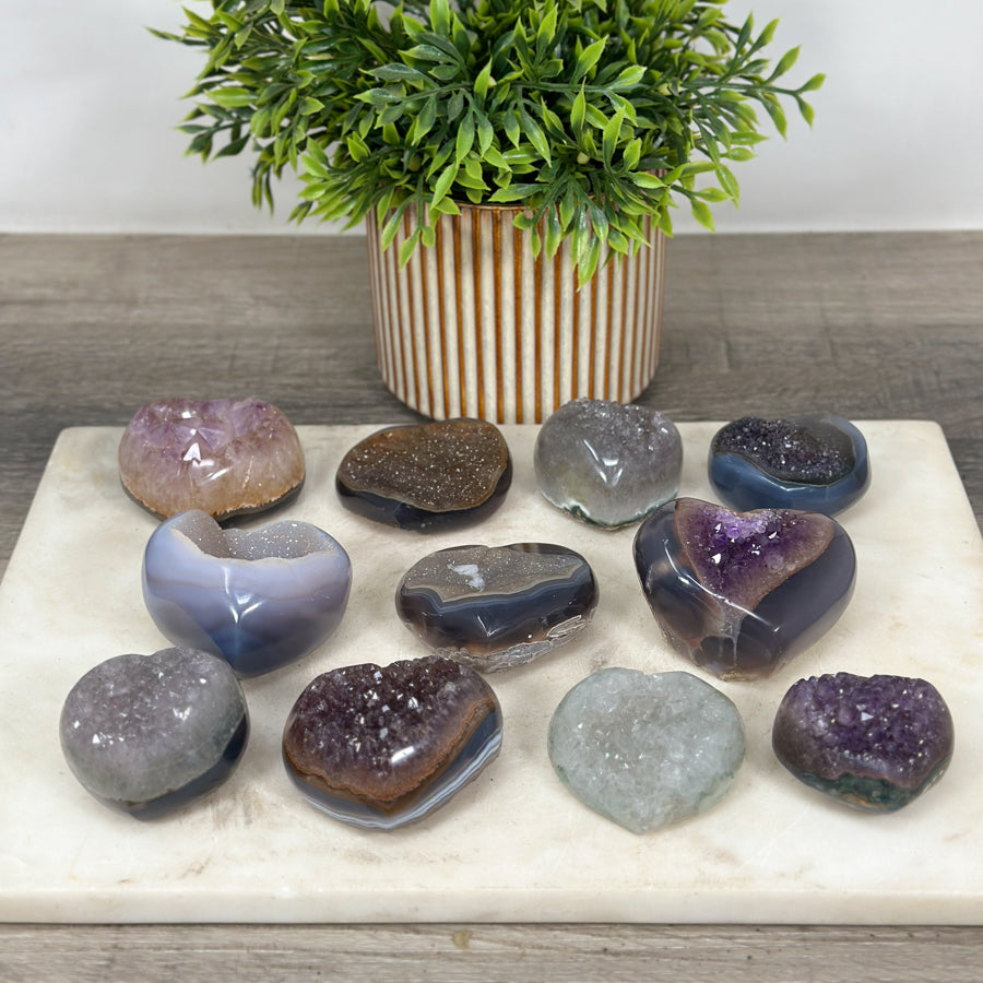 Mixed Minerals Hearts Set - MHLT0271