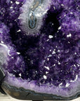 Natural Amethyst Stone Geode with Stalactite Eye Formation - AWS1254