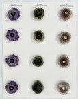 Genuine Amethyst & Green Jasper Stalactite Slices Flat - Perfect for Crafting Unique Jewelry - STS0028