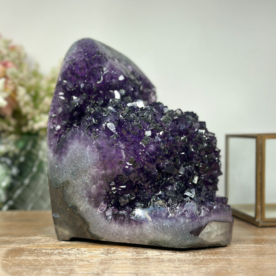 Beautiful Large Genuine Amethyst Cathedral - CBP0839