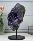 Huge Natural Amethyst Stone Geode with big and Shinny Crystals - AWS0702