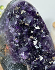 Natural Top Grade Amethyst Cluster with Rare Quartz Druzy & Calcite Inclusions - MWS1584