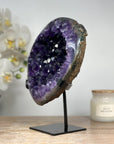 Deep Purple Natural Uruguayan Amethyst Geode - MWS1643