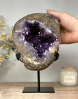 Unique Natural Amethyst Geode with Beautiful Formations - MWS1664