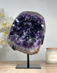 Natural Uruguayan Amethyst with Large Crystals & Deep Color - MWS1651