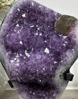 Natural Amethyst Stone Crystal with Calcite Formation - Unique Decorative Piece - MWS0895