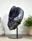 A Grade Large Natural Amethyst with Quartz Shell - MWS0158