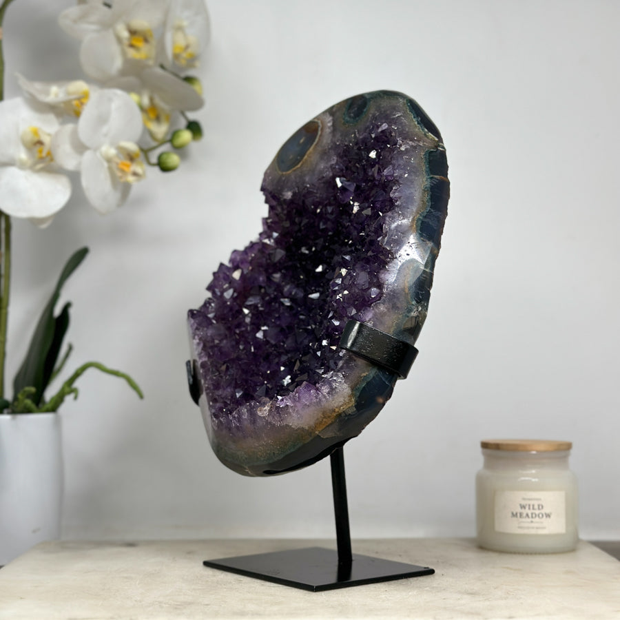 Natural Large Uruguayan Amethyst Crystal Geode - MWS1561