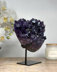 Deep Purple Natural Amethyst Cluster, Huge Crystals - MWS1694