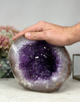 Stunning Natural Amethyst Geode with Self Standing Base - CBP1029