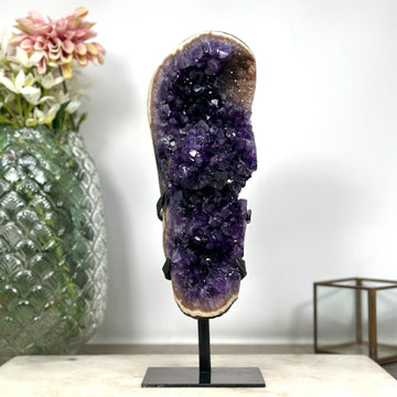 Deep Purple Natural Amethyst Cluster with Stalactite Formation - MWS1027
