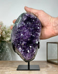 Stunning Natural Amethyst & Green Jasper Cluster – Great for Enhancing Positive Energy in Any Space - MWS1096