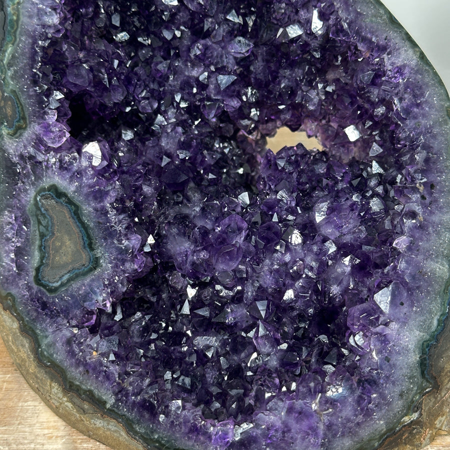 Beautiful Natural Amethyst Geode with Cut Base - CBP0531