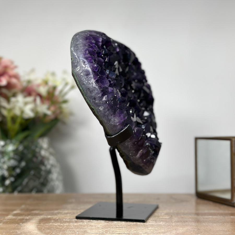 A+ Geade Uruguayan Amethyst Heart - HST0195