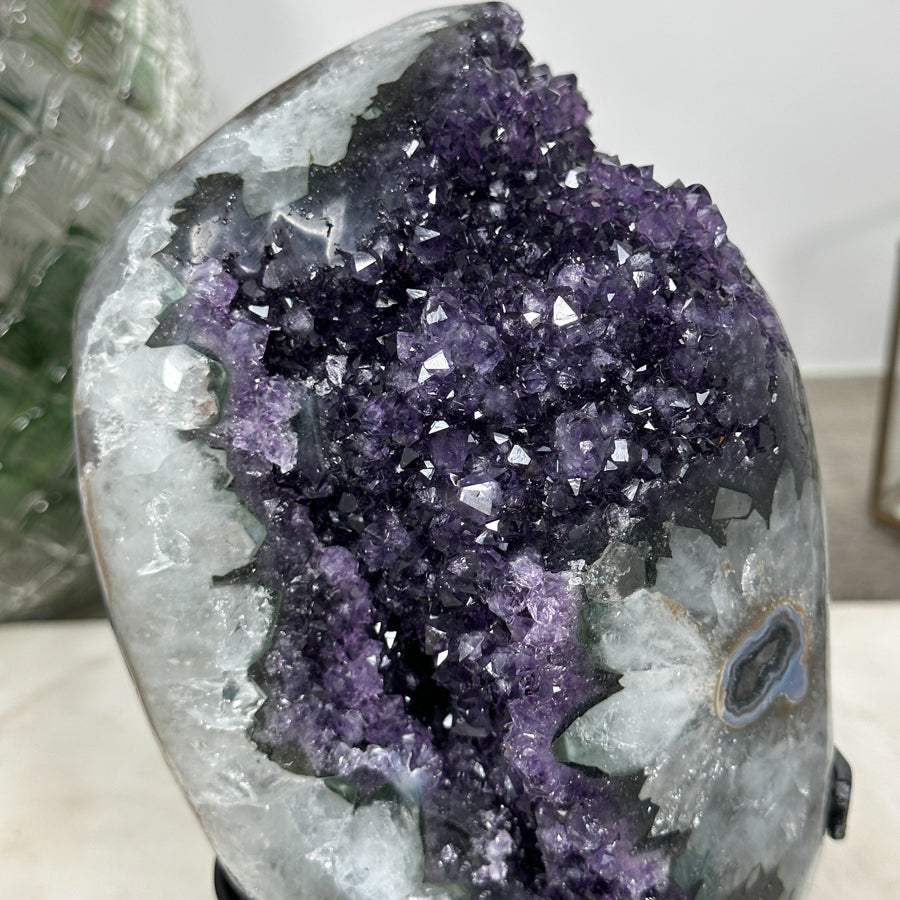 uperb Natural Amethyst Specimen with Double Crystallization - MWS0910