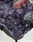 Large Amethyst Specimen with Beautiful Calcite & Hematite Formation - MWS1629