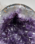 Beautiful Amethyst Geode, Metal Stand Included - MWS1608