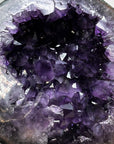 Stunning Natural Amethyst Geode with Large & Shinny Crystals - MWS1481