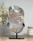 Stunning Sugar Druzy Quartz Specimen, Stand Included - MWS1580