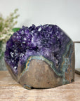 AAA Uruguayan Amethyst Cathedral with Green Jasper Shell - CBP0295