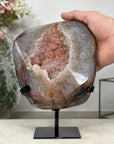 Charming Pink Sugar Druzy Geode – Ideal for Unique Gift - MWS0907