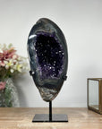 Natural Amethyst & Agate Stone Geode Cave - MWS0938