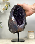 Large Natural Amethyst & Agate Geode - MWS1439