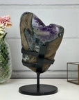 Huge Natural Amethyst Stone Geode with big and Shinny Crystals - AWS0702