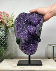 XXL Amethyst Specimen with Jasper Shell and Salactite Formations - AWS1435