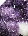 Outstanding Natural Large Amethyst Specimen with unique Calcite Formation - MWS0660