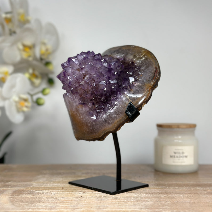 Natural Amethyst Geode with Stunning Crystal Formation - MWS1636