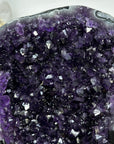 Top Grade Natural Amethyst Geode, Metallic Stand included - MWS1728