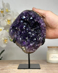 A+ Grade Deep Purple Natural Amethyst Cluster - MWS1699