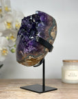 Natural Deep Purple Natural Amethyst Crystal - MWS1697