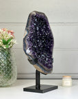 Huge 17 in Tall Natural Amethyst Specimen, Premium Quality with Deep Purple Crystals - MWS1551