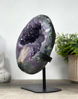 Natural Amethyst Geode with Green Jasper Shell - MWS0085