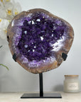 Large Natural Uruguayan Amethyst Geode, Super Shinny Crystals - MWS1550