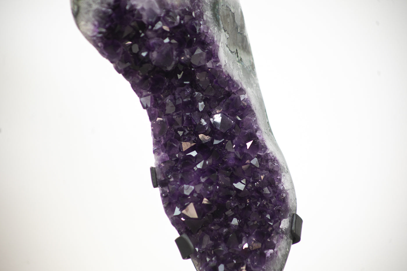 XXL Polished Amethyst Freeform with Large and Deep Purple Crystals - MWS0368