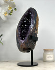 Large Natural Amethyst & Agate Geode - MWS1439